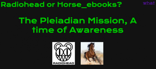 radiohead or horse ebooks